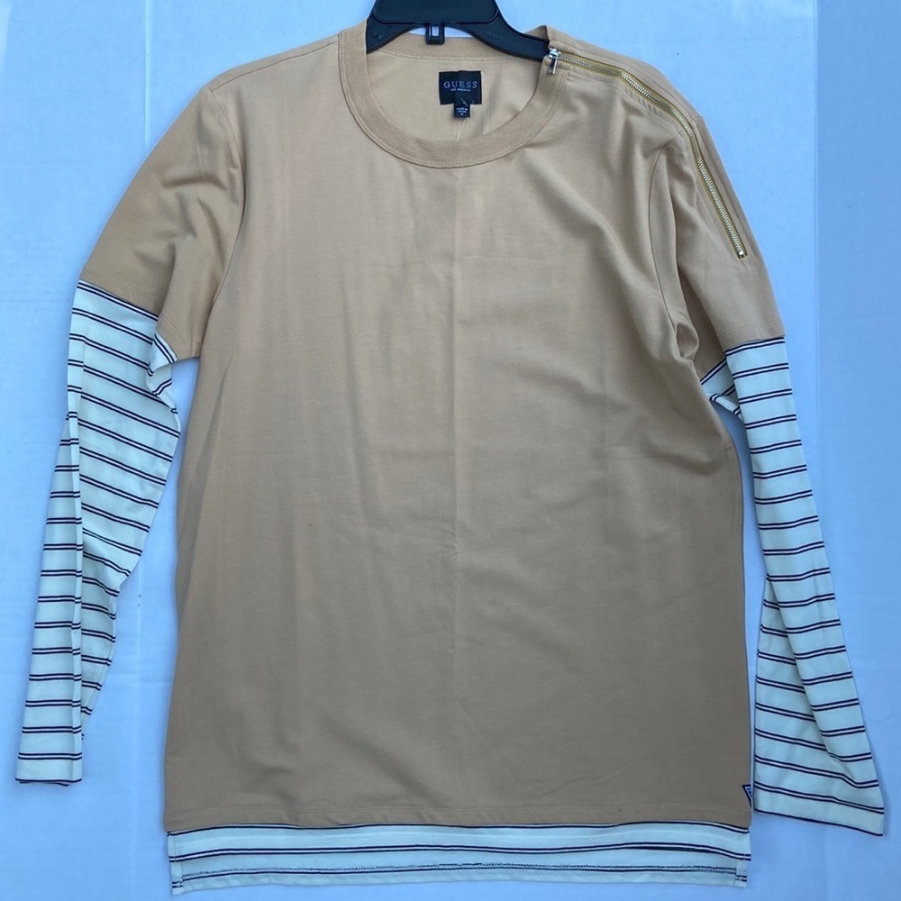 New GUESS Mens Long Sleeve Shirt SZ M